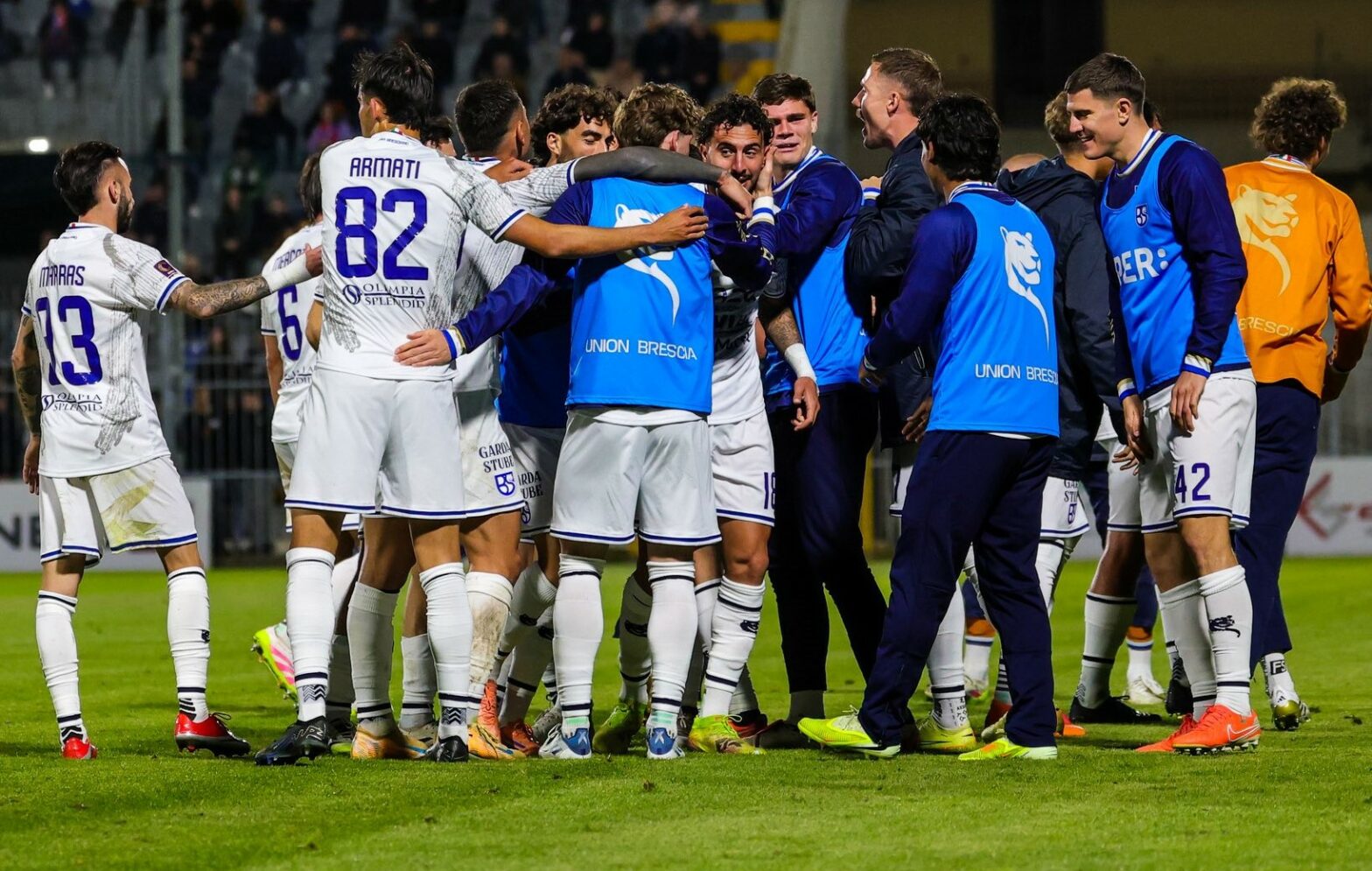 I festeggiamenti dell'Union Brescia (Credits: Union Brescia Media House)